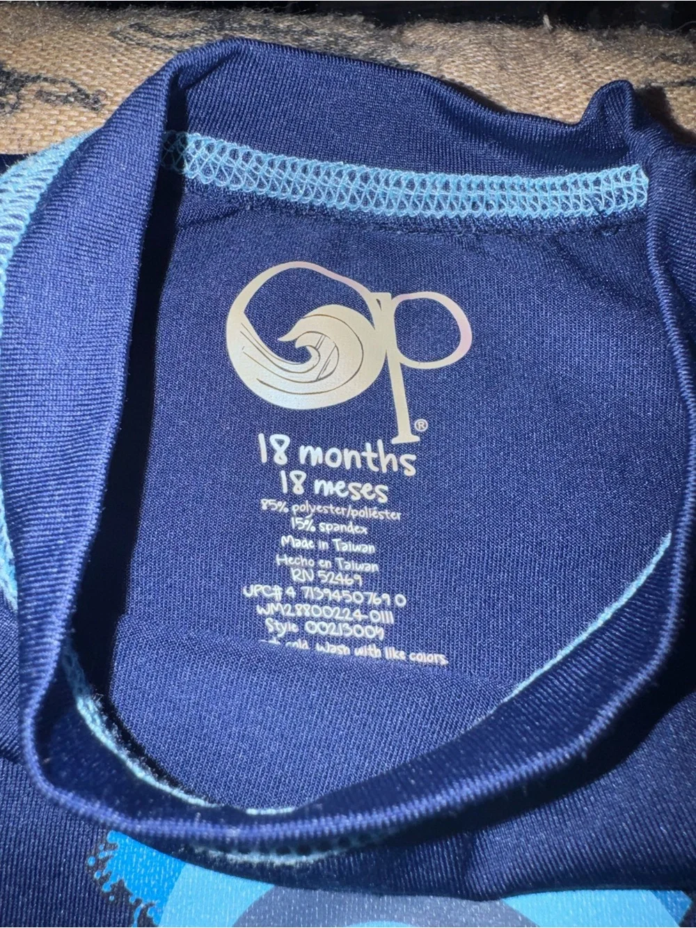 i play Unisex 2-Piece Swim Set 18-24 Months Blue Stars Swim Shirt & Diaper